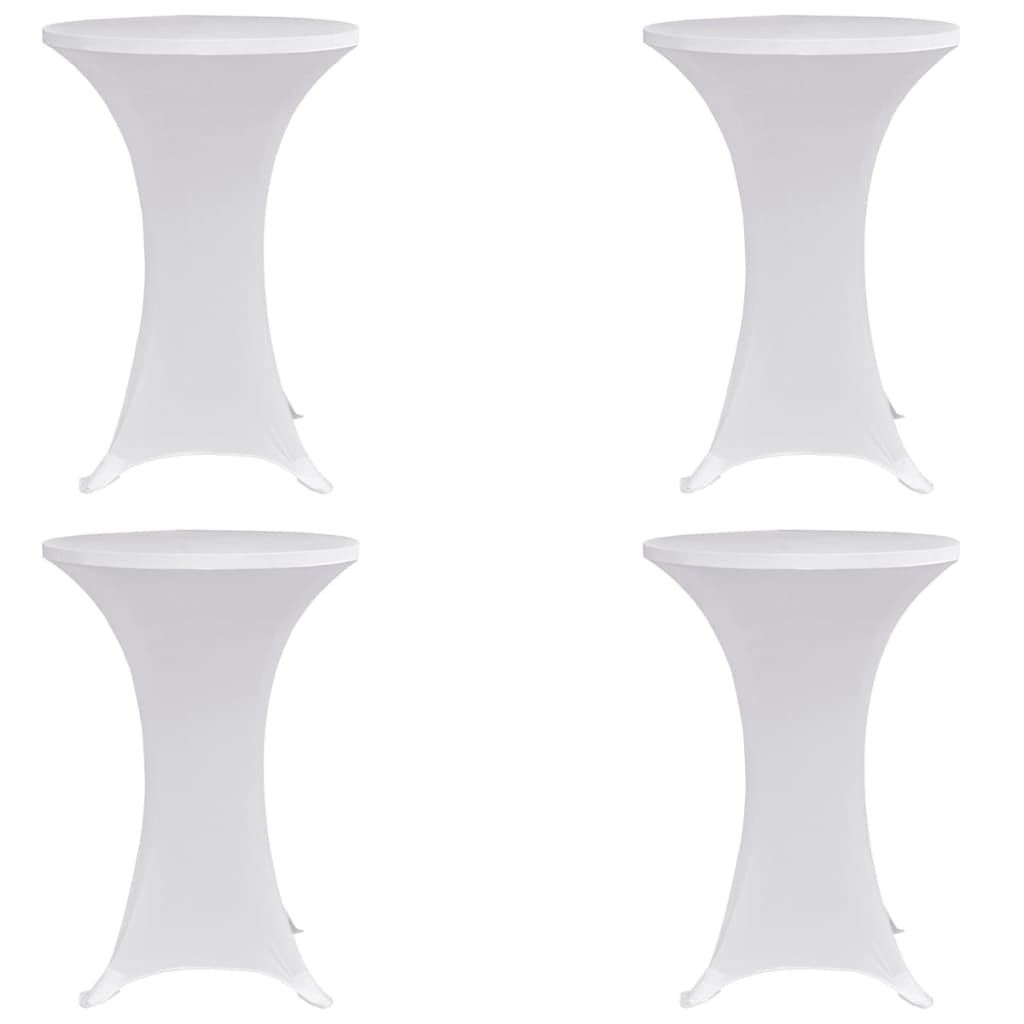 Funda elástica para mesa 2 unidades 60 cm gris antracita