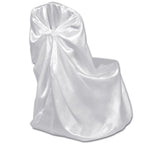 Funda de silla para banquete de boda 12 unidades blanco