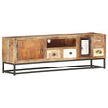Mueble para TV de madera maciza reciclada 120x30x40 cm