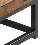 Mueble para TV de madera maciza reciclada 120x30x40 cm