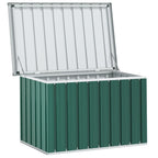 Caja de almacenamiento para jardín verde 109x67x65 cm