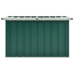 Caja de almacenamiento para jardín verde 109x67x65 cm
