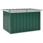 Caja de almacenamiento para jardín verde 109x67x65 cm
