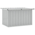Caja de almacenaje para jardín gris 109x67x65 cm
