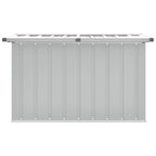 Caja de almacenaje para jardín gris 109x67x65 cm