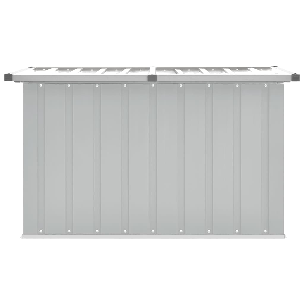 Caja de almacenaje para jardín gris 109x67x65 cm