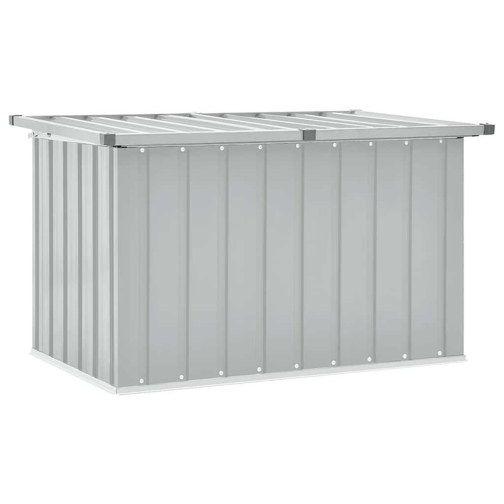 Caja de almacenaje para jardín gris 109x67x65 cm