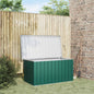 Caja de almacenamiento para jardín verde 109x67x65 cm