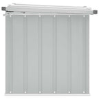 Caja de almacenaje para jardín gris 129x67x65 cm