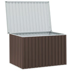 Caja de almacenaje para jardín marrón 149x99x93 cm