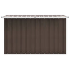 Caja de almacenaje para jardín marrón 149x99x93 cm