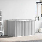 Caja de almacenaje para jardín gris 171x99x93 cm