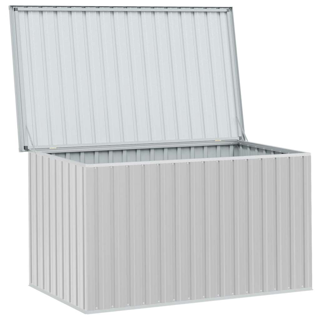 Caja de almacenaje para jardín gris 171x99x93 cm