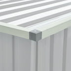 Caja de almacenaje para jardín gris 171x99x93 cm