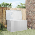 Caja de almacenaje para jardín gris 171x99x93 cm