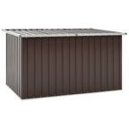 Caja de almacenamiento de jardín marrón 171x99x93 cm