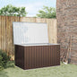 Caja de almacenamiento de jardín marrón 171x99x93 cm