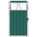 Cobertizo para contenedor de basura acero 72x81x121 cm