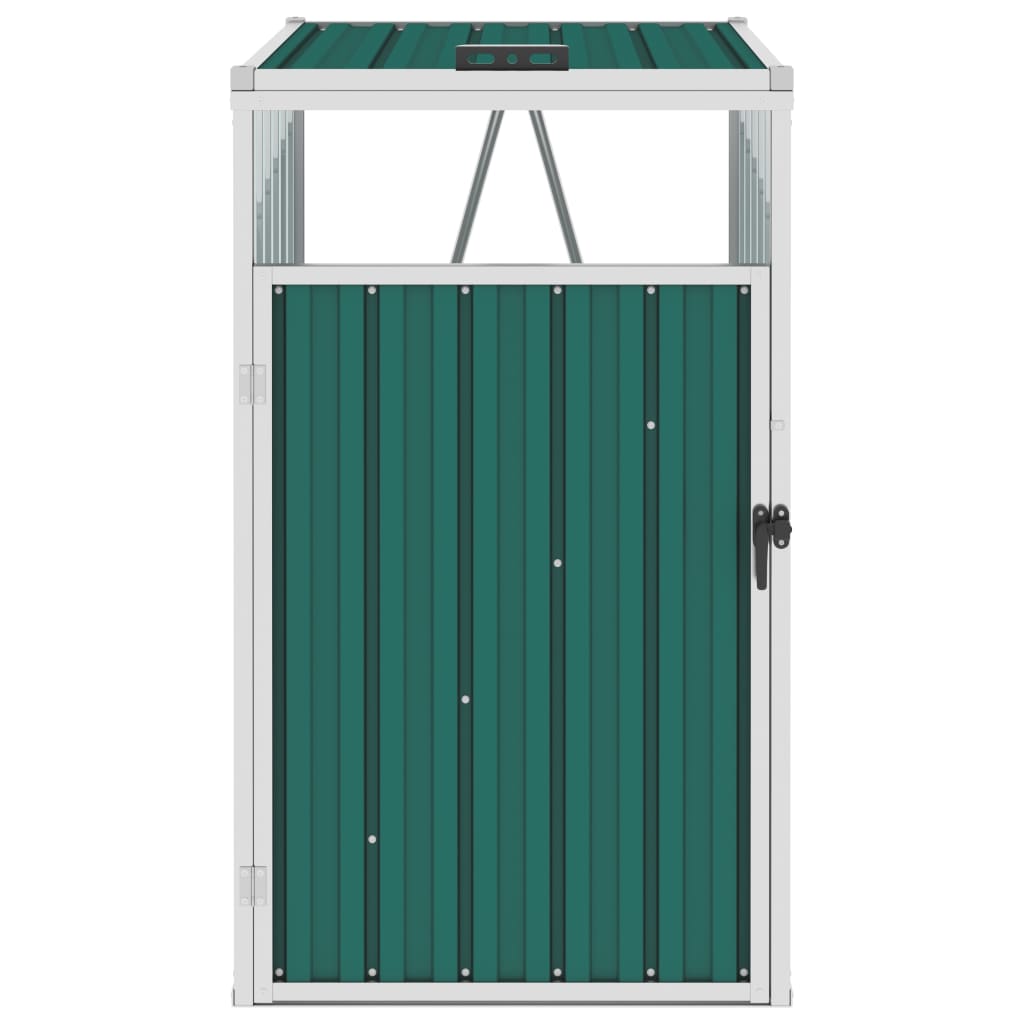 Cobertizo para contenedor de basura acero 72x81x121 cm