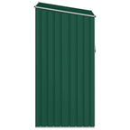 Cobertizo de jardín verde acero galvanizado 87x98x159 cm