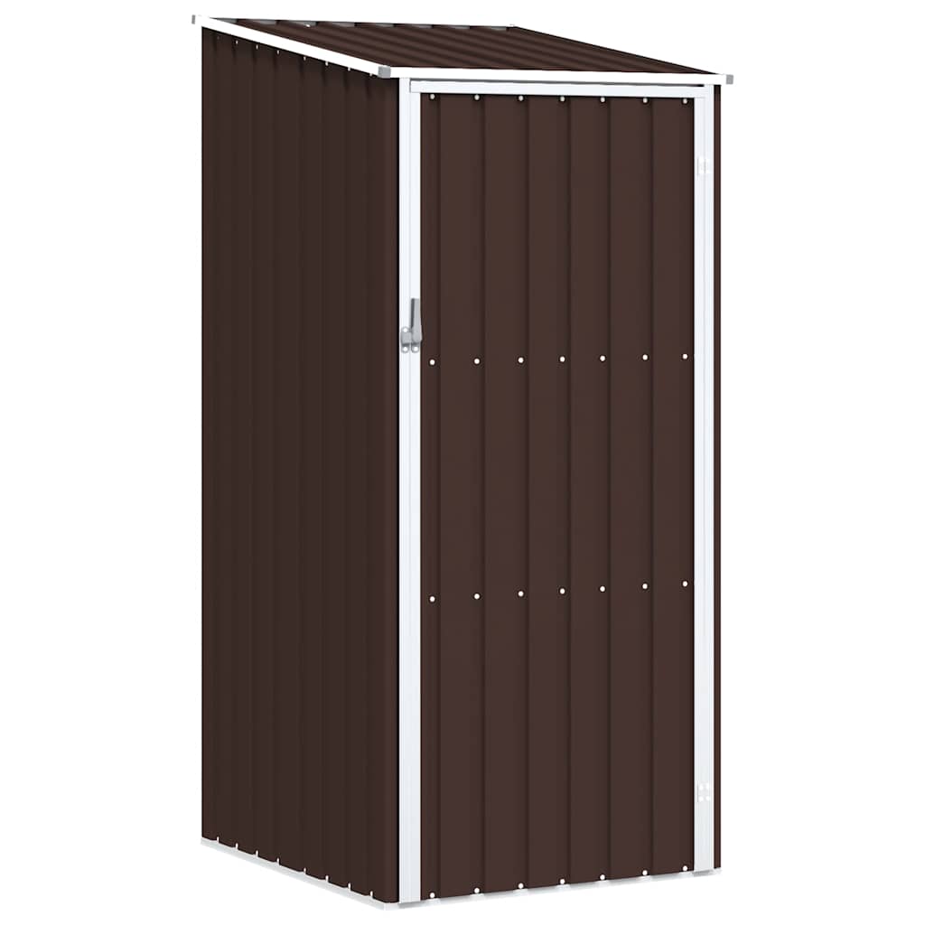 Cobertizo de jardín verde acero galvanizado 87x98x159 cm