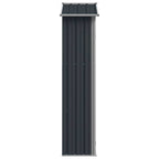 Cobertizo de jardín acero galvanizado antracita 116x45x175cm