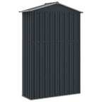 Cobertizo de jardín acero galvanizado antracita 116x45x175cm