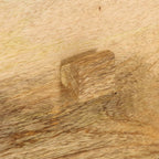 Mesa de centro con 4 cajones madera maciza de mango 90x50x35 cm