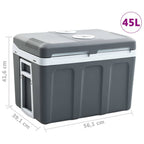 Portable thermoelectric cooler 40 litres 12 V 230 V E