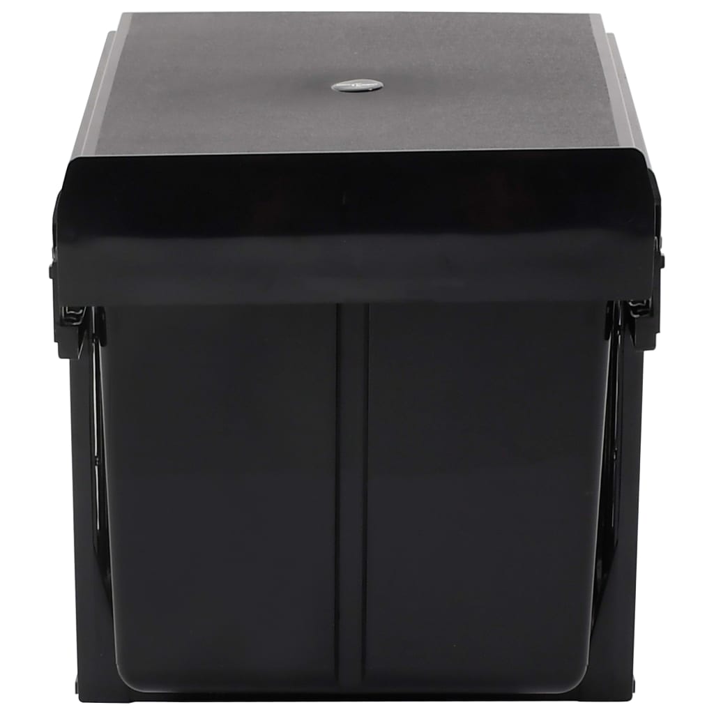 Cubo de basura de cocina extraíble reciclaje cierre suave 36 L