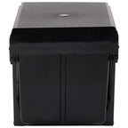 Cubo de basura de cocina extraíble reciclaje cierre suave 36 L