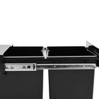 Cubo de basura de cocina extraíble reciclaje cierre suave 36 L