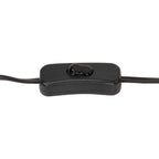 Lámpara con trípode de suelo madera maciza mango negro 69 cm