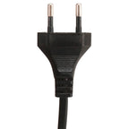 Lámpara con trípode de suelo madera maciza mango negro 69 cm