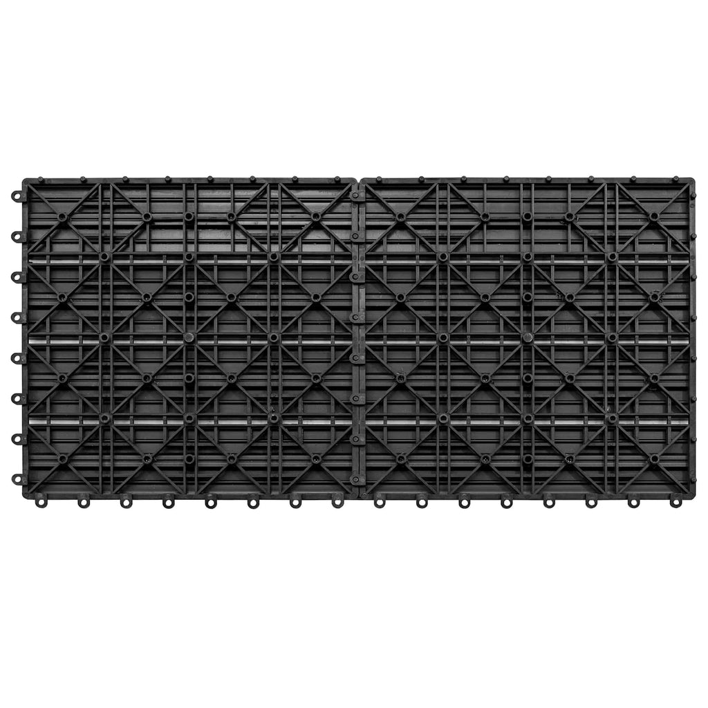 Tile de Decking 6 pcs Gris 60 x 30 cm WPC