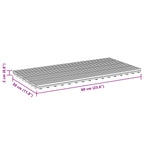 Tile de Decking 6 pcs Gris 60 x 30 cm WPC
