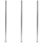 Postes de valla 2 unidades aluminio 185 cm