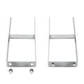 Clavijas de tierras para valla de WPC 2 unidades acero 40 cm