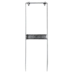 Clavijas de tierras para valla de WPC 2 unidades acero 40 cm