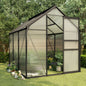 Aluminum greenhouse 302x190x195 cm 11.19 m³