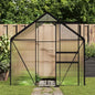 Anthracite grey aluminum base greenhouse 3.61 m²