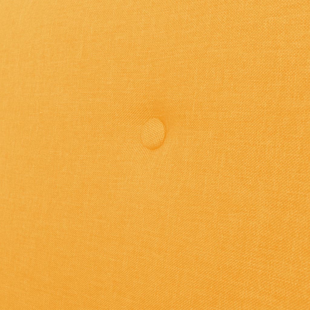 Juego de sofás de 3 piezas tela amarillo