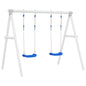 Rope Swings 2 pieces polyethylene blue 37x15 cm