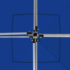 Carpa plegable profesional con paredes aluminio azul 2x2 m