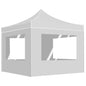 Carpa plegable profesional con paredes aluminio azul 2x2 m