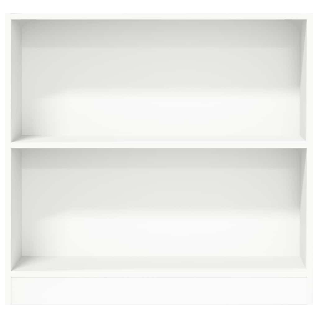 Estantería de madera contrachapada blanco 80x24x75 cm
