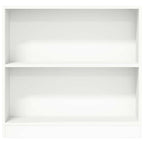 Estantería de madera contrachapada blanco 80x24x75 cm