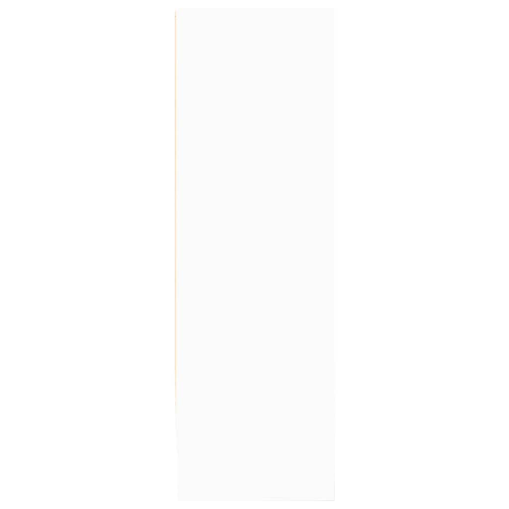 Estantería de madera contrachapada blanco 80x24x75 cm