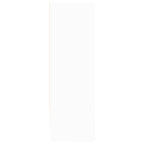 Estantería de madera contrachapada blanco 80x24x75 cm