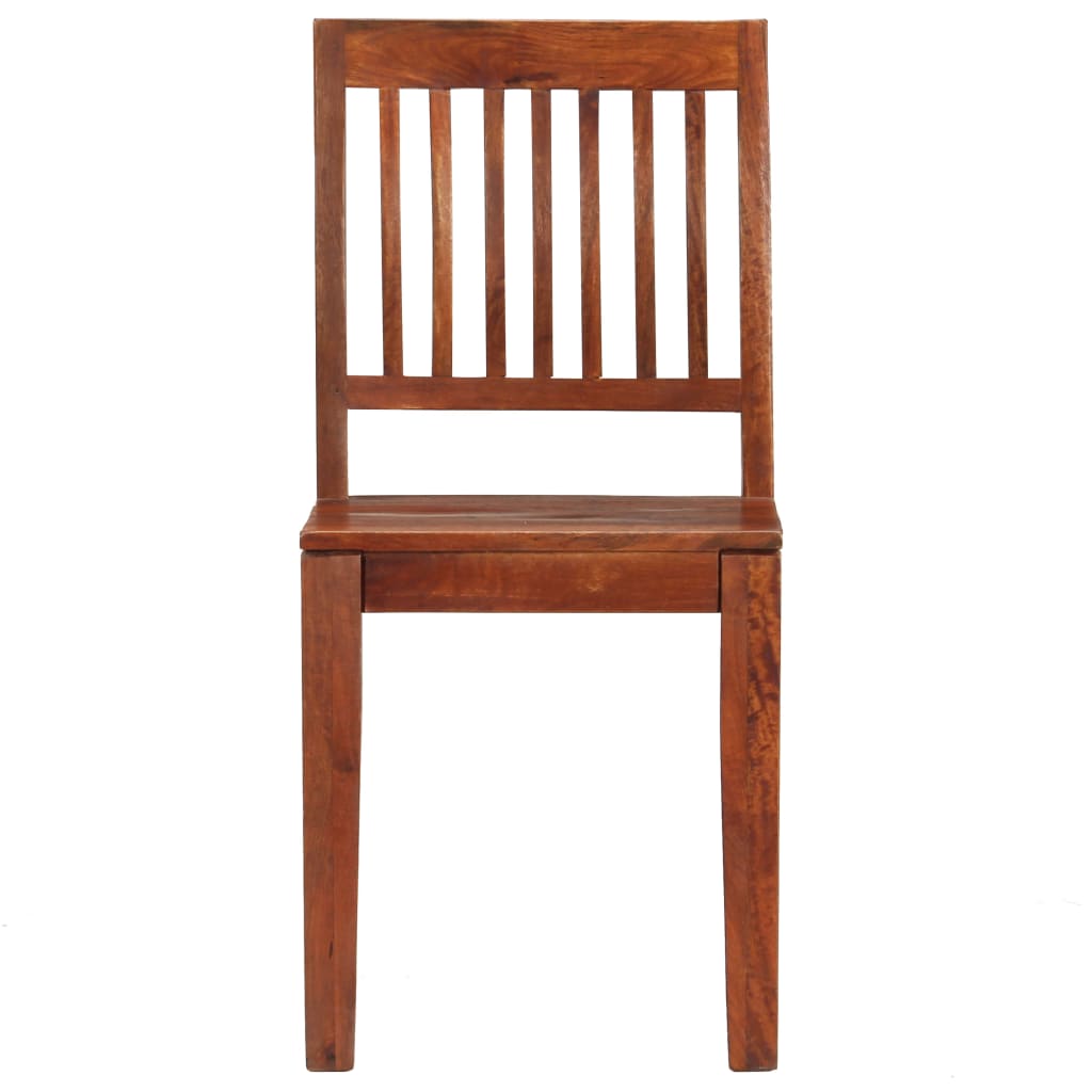 Sillas de comedor 4 unidades madera maciza de mango